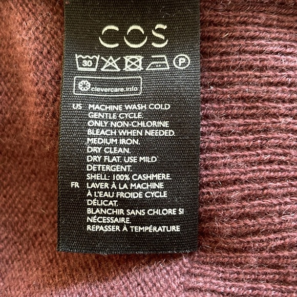 COS Cashmere Hooded Cardigan - Picture 5 of 5